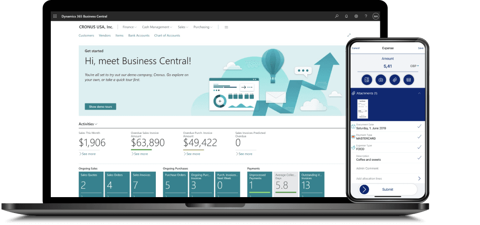 Continia for business central
