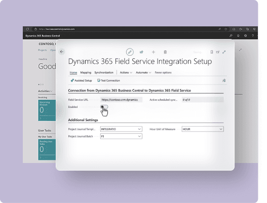 Integrated Operations with Business Applications