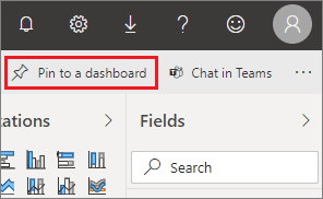 Pin to Dashboard