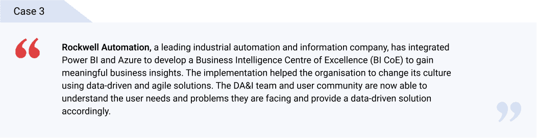 power bi client story