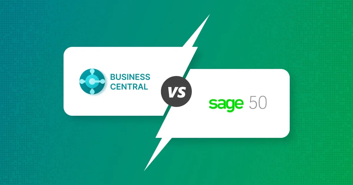Business Central vs Sage 50: Which is right for your business?