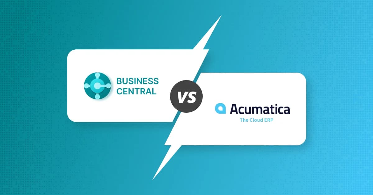 Business Central Vs Acumatica ERP