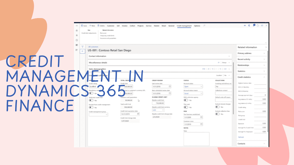 Credit Management in Dynamics 365 Finance