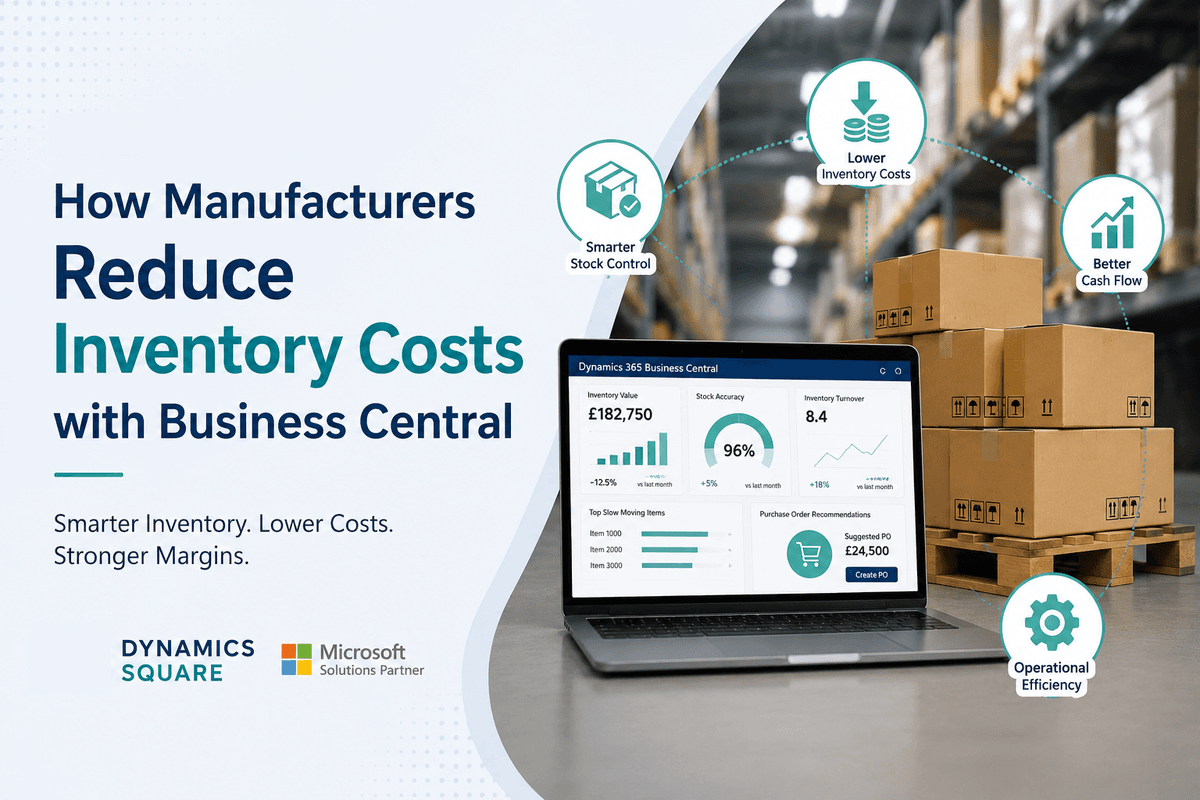 How Manufacturers Reduce Inventory Costs with Business Central