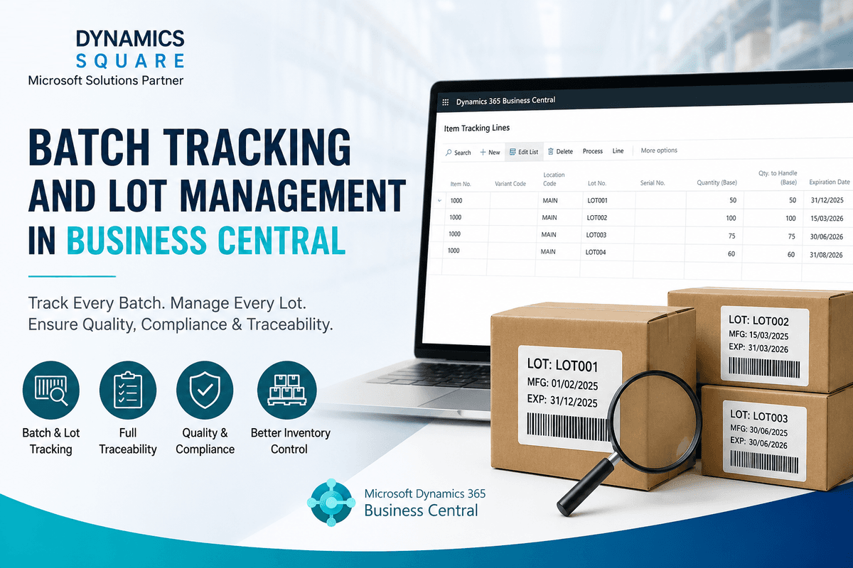 Batch Tracking and Lot Management in Business Central